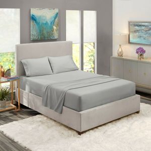 Silver Egyptian Comfort Bed Sheets 4 Piece! Sale!